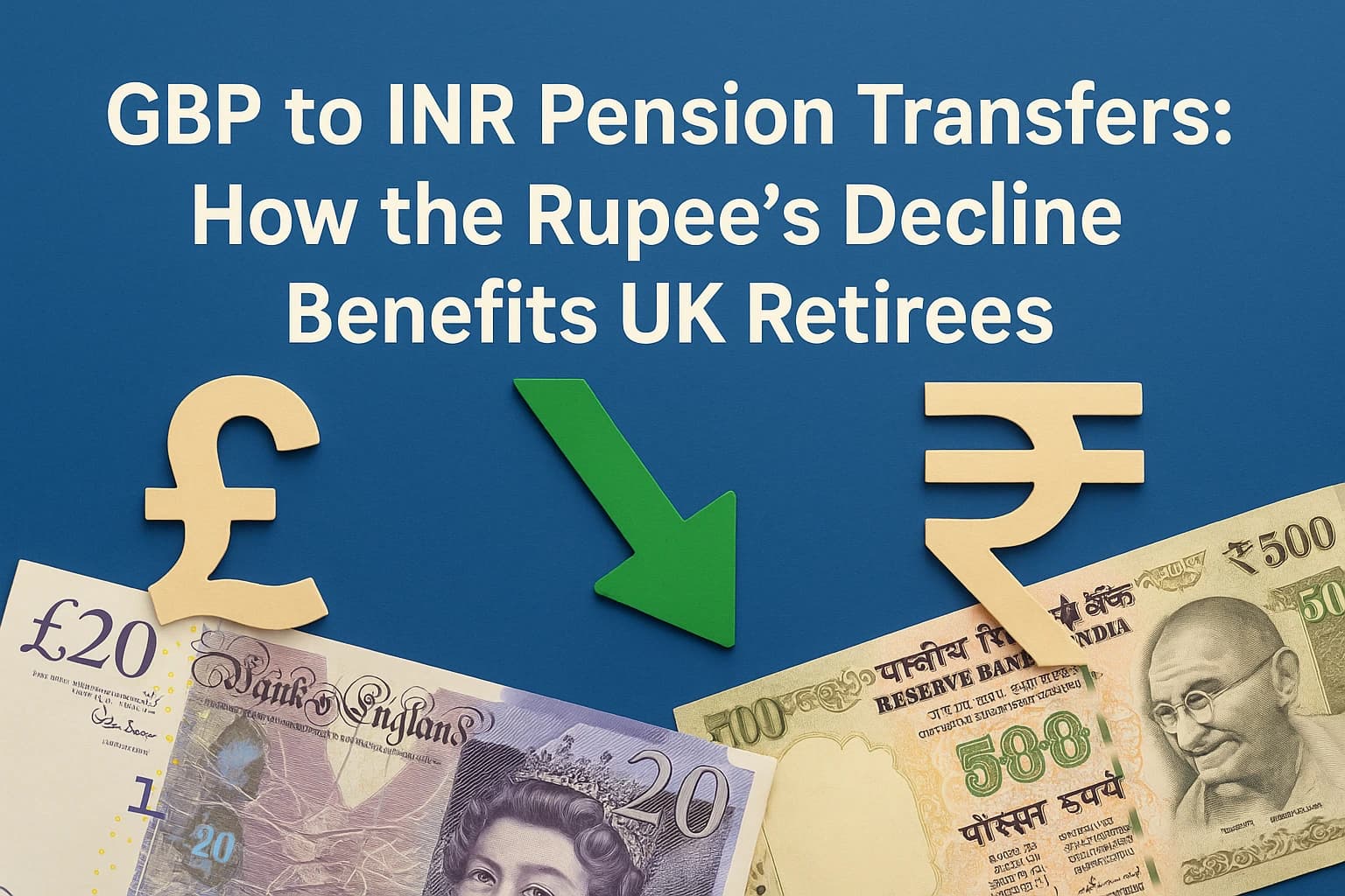 GBP to INR Pension Transfers Blog Banner, GBP to INR Pension Transfers