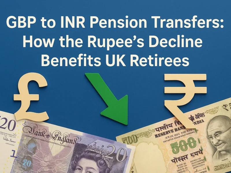 GBP to INR Pension Transfers Blog Banner, GBP to INR Pension Transfers