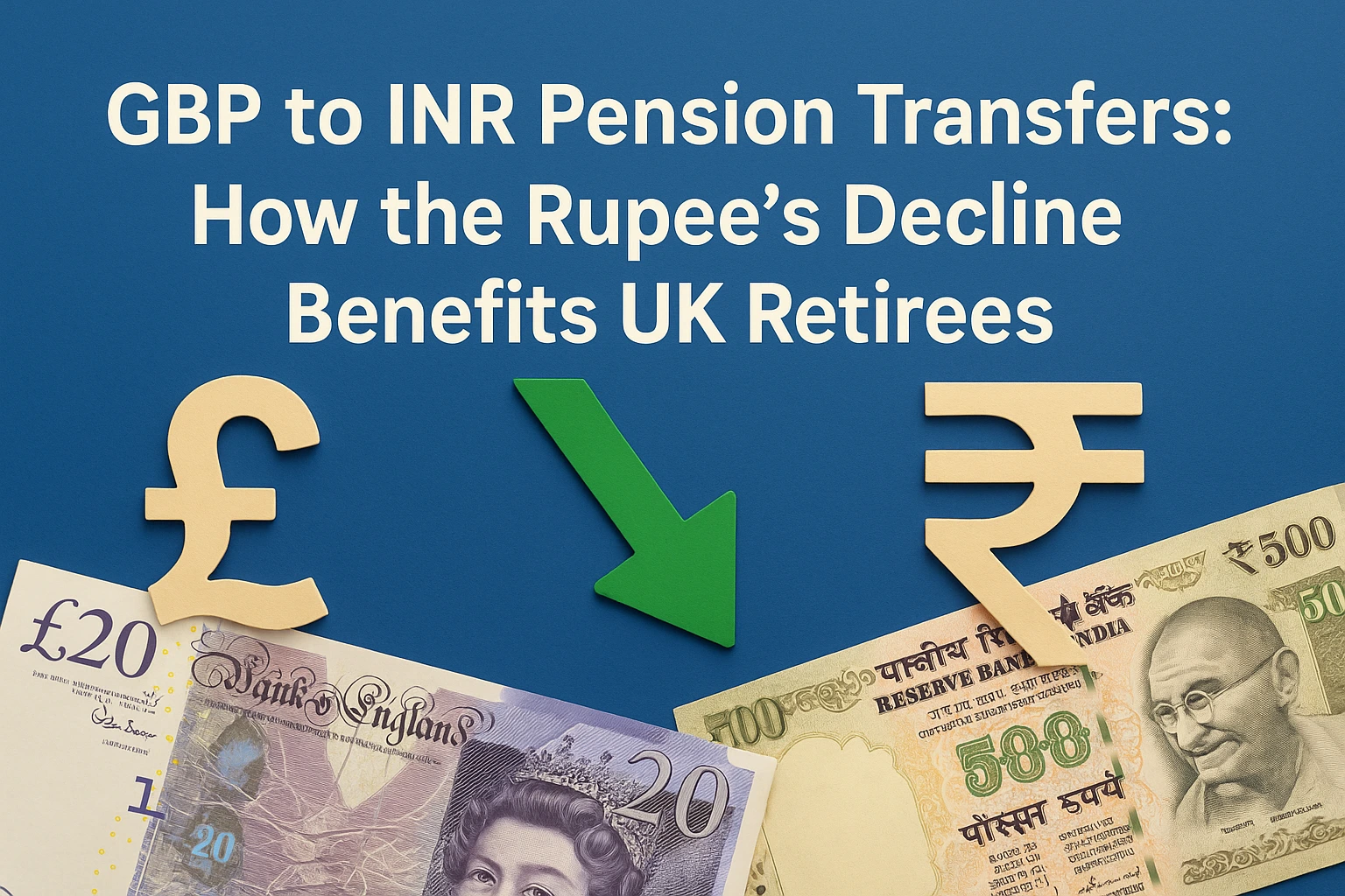 GBP to INR Pension Transfers Blog Banner, GBP to INR Pension Transfers
